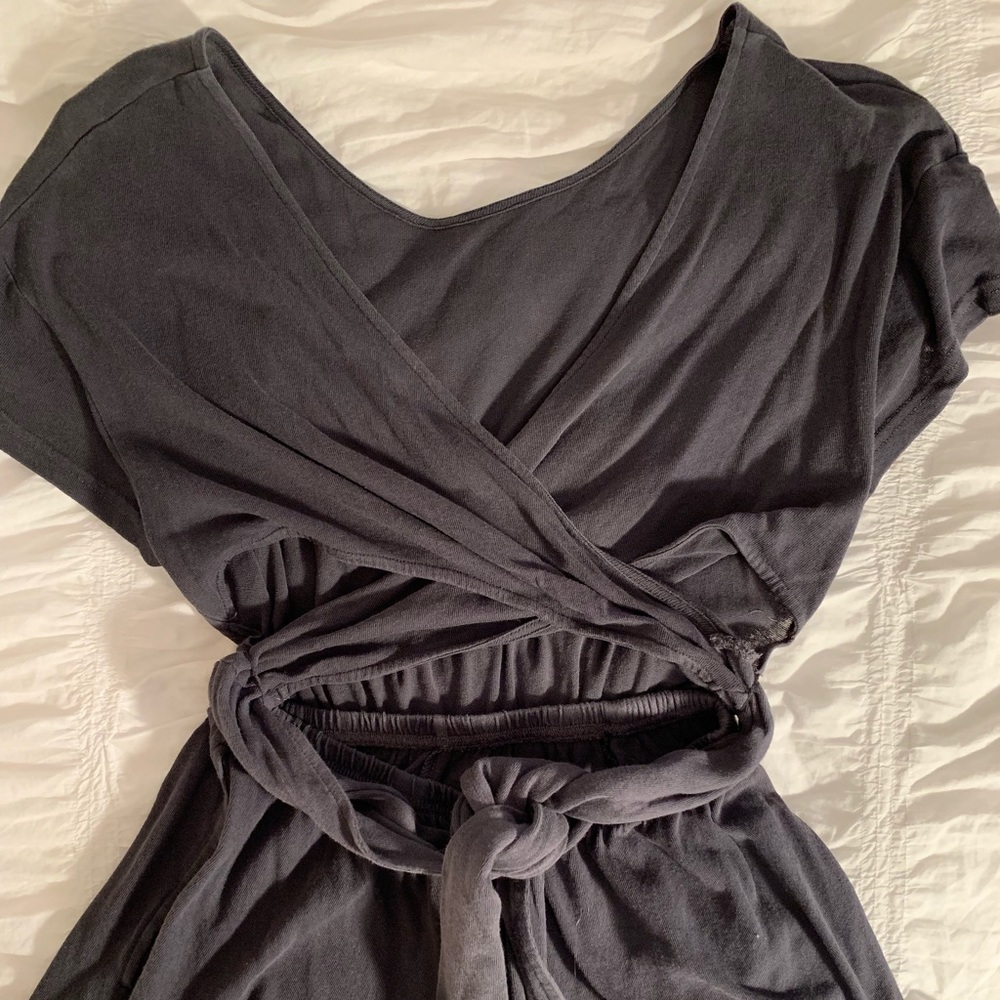 Free People Front-tie Romper